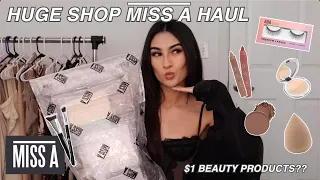 HUGE SHOP MISS A HAUL | $1 BEAUTY PRODUCTS & MORE!