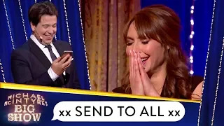 Michael McIntyre Gets Distracted With Alex Jones' Phone | Send To All