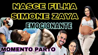 EMOCIONANTE NASCI FILHA SIMONE da Dupla Simone e Simaria Zaya Momento Parto v