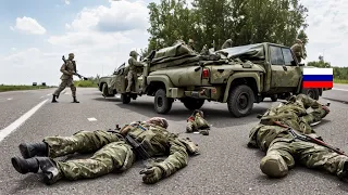 SHOCK ! UKRAINIAN TANK DESTROYS RUSSIAN CONVOY! Most Epic Bridge Battle - ARMA III