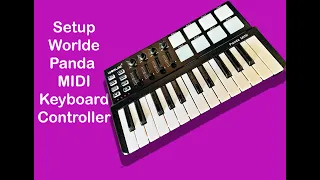 Setup keyboard controller Worlde Panda Mini