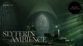 Slytherin Common Room Ambience 🐍  Harry Potter Inspired 🖤 3hrs Underwater Dungeon Dark Academia