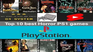 Top 10 Best horror PS1 Games #shorts