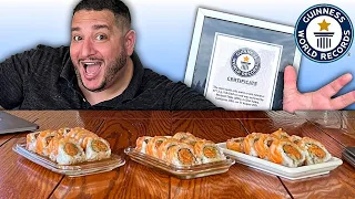 Guinness World Record Most Sushi Rolls Eaten in One Minute