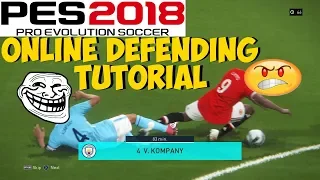 PES 2018 ONLINE DEFENDING TUTORIAL