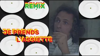 PIERRE RICHARD - JE PRENDS L' ASSIETTE ( VERSION REMIX )