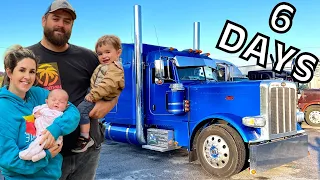 Truck Driving with Family of 4! Not Easy….
