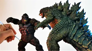 Making Godzilla vs Kong in Clay | DibujAme Un...