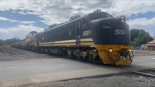 Up 9196 SSR Grain with S312 T363 B75 Heading to Melbourne via Geelong 18/3/2023