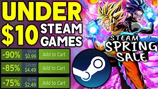 STEAM SPRING SALE 2024 - 10 AWESOME GAME DEALS UNDER $10!