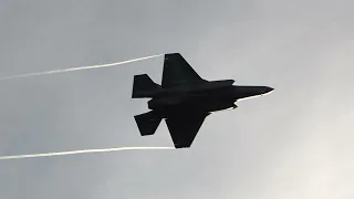 2OCU F35A Lightning II Display at Central Coast Airshow 2024