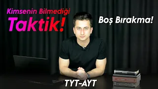 Neden Boş Bırakmamalısın? Öğretmeninin Bilmediği Taktik! | Milet Akademi