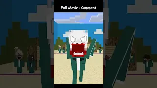 MINECRAFT ON 1000 PING (SQUID GAME CHALLENGE) - Monster School Animation #shorts