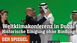 Weltklimakonferenz in Dubai: Historische Einigung ohne Bindung | DER SPIEGEL