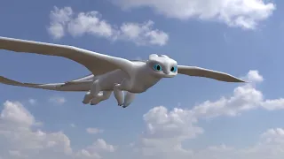 The Light Fury Appears | Blender 3D Animation