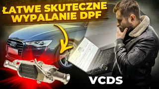 DPF Wypalanie VCDS/ Śmierdzi i brakuje mocy w dieslu.