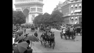 329 El regreso, Place de l'Etoile 1899 Lumière, Le retour, Place de l'Etoile CINE SILENTE