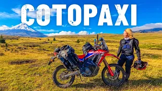 Motorcycling the mighty COTOPAXI volcano in Ecuador |S6 - E17|