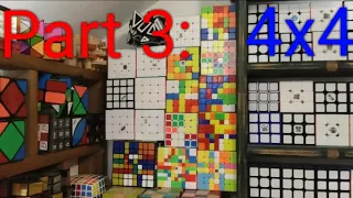 Solving My ENTIRE 190 Cube Collection!! [Part 3 - 4x4]