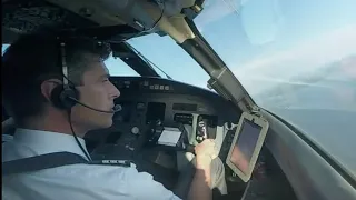 Cockpit View:  MANILA - Thunderstorm Approach