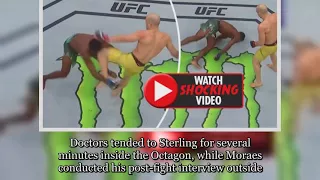 UFC Fresno Aljamain Sterling knockout loss to Moraes terrifies fans