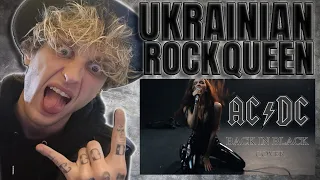 UKRAINIAN ROCK QUEEN! AC/DC - Back in Black Cover by Sershen & Zaritskaya (UK Music Reaction)