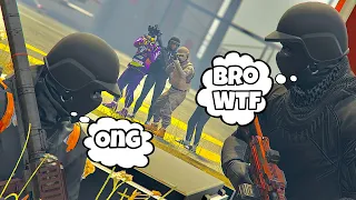 We Got JUMPED At The AIRPORT (6v2) GTA 5 Online