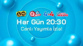 13.04.022 Azərlotoreya Super Keno və 5/36 oyununları canlı yayım