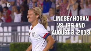Lindsey Horan, USWNT vs Ireland - (August 3, 2019)