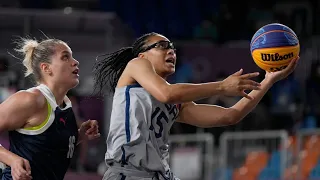 Team USA wins gold at Tokyo Olympics in women's 3x3 basketball