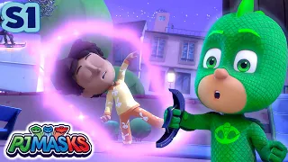 Gekko and the Snore-A-Saurus | PJ Masks S1 E18 | Cartoon for kids