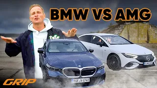 Sportliche Limos: BMW i5 M60 xDrive mit 601 PS🤜🤛Mercedes-AMG EQE 53 4MATIC+ mit satten 625 PS I GRIP