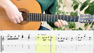 Oginski, Polonaise, guitar. Notes. Tabs. Chords