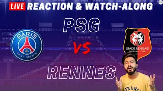 PSG v Rennes LIVE Reaction & Watchalong | Ligue 1 2021/22 | HINDI