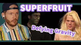 SUPERFRUIT reaction - Defying Gravity - First time Superfruit react Broadways Wicked! MITCH IS GREEN