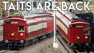 Melbourne's Red Rattlers RETURN to the Mainline! | Steamrail Victoria's Mainline Tait Test Runs