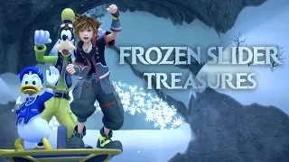 KINGDOM HEARTS 3 - All Frozen Slider Treasures Locations (Orichalcum +)