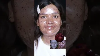 🤯🤪Removing 100 Layers of *Glitter Peel Off Mask*😰😍 #shorts #100layerchallenge #peeloffmasks