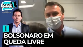 Bolsonaro entra em voo para testar popularidade e quebra a cara