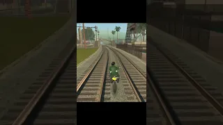 20000 IQ Outplay - Wrong side of the tracks #shorts #gta #gtasanandreas