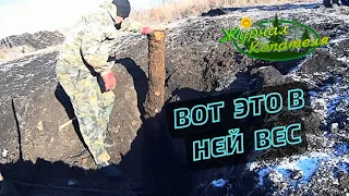 ВОТ ЭТО ВЕС! РЕШИЛ НЕ ЖДАТЬ ДО ВЕСНЫ И ЗАБРАТЬ ЭТУ НАХОДКУ! Коп металлолома