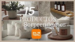 15 PRODUCTOS SORPRENDENTES de TEMU 💥 | LIMPIEZA, DECORACIÓN y ORGANIZACIÓN | @myhomedesignbyyaiza