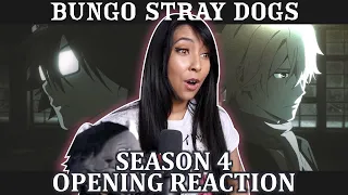 BUNGO IS BACK!! | Bungo Stray Dogs Season 4 Opening Reaction