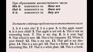 АНГЛИЙСКИЙ ЯЗЫК С НУЛЯ | ГРАММАТИКА | УПРАЖНЕНИЕ 14 | О.Оваденко "Английский без репетитора"