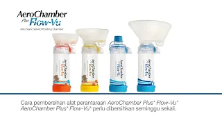 How to clean AeroChamber Plus  Flow Vu  Chamber BM