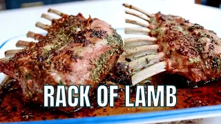 Rack of Lamb with an Awesome Garlic Herb Marinade!