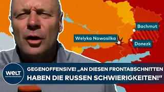 PUTINS KRIEG: Offensive der Ukraine! "An diesen Frontabschnitten haben die Russen Schwierigkeiten!"