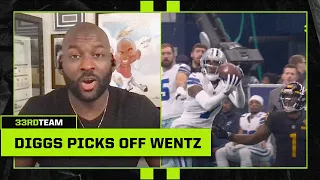 How Carson Wentz Gifted INT to Cowboys Trevon Diggs | The 33rd Team Film Room w/ Tank Williams