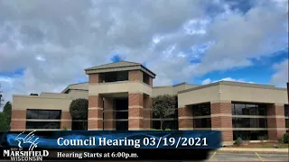 Council Hearing, 3-19-21