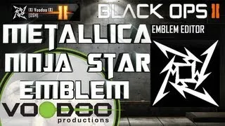 Metallica Ninja Star Emblem , Black Ops 2 Emblem Tutorial , Episode 45